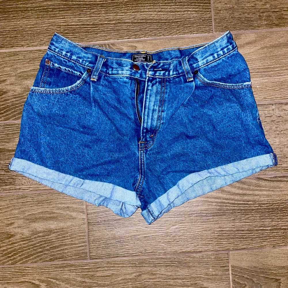 Abercrombie & Fitch Annie High Rise Denim Short Size 8 / 29